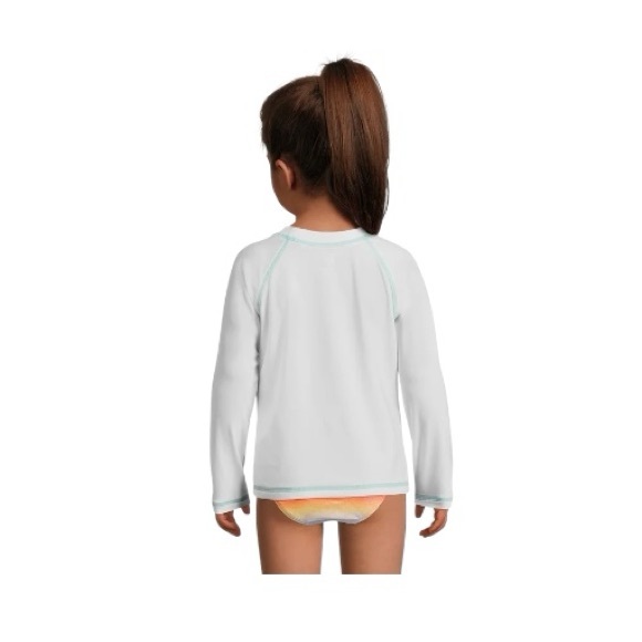 Wonder Nation Blue Rashguard Swim Top - Picture 6 of 7